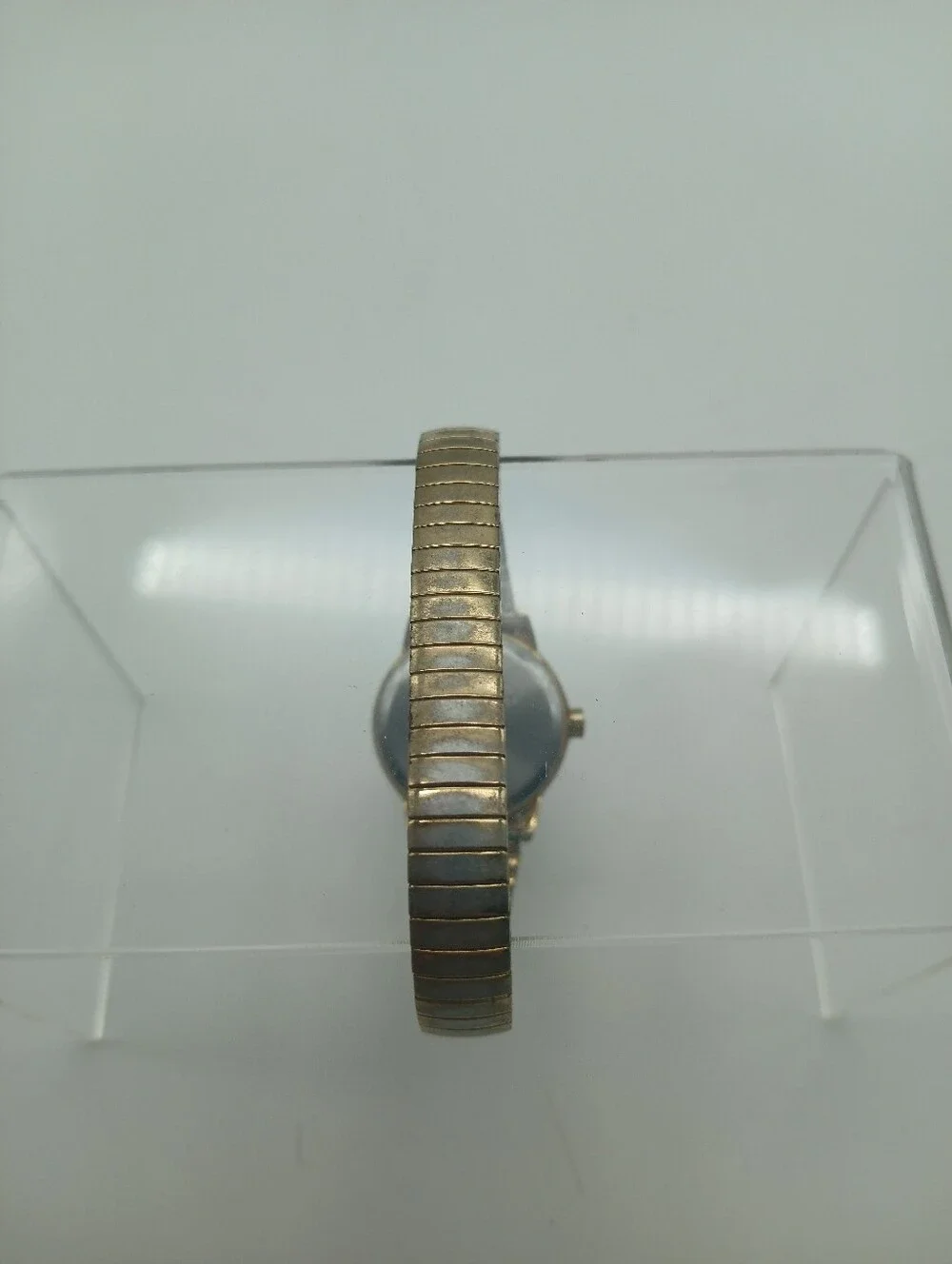Timex Gold Tone Indiglo Round Face Watch